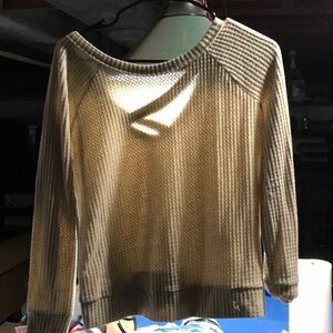 Soft crop top sweater lightly worn